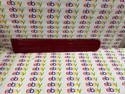 14-17 FIAT 500L FRONT RIGHT DOOR MOLDING TRIM PASSENGER OEM RED PR1 DAMAGED - Image 1 of 4
