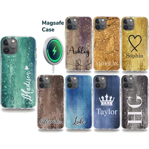 Funda Gel Personalizada para Teléfono, para iPhone, Compatible con Samsung Magsafe Dorado Azul Verde - Imagen 1 de 17