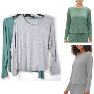 GapBody Long Sleeve Crewneck Lounge Pajama Top Choose Size & Color New - Picture 1 of 8
