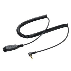 Flexible 3.5mm to QD Cable Headsets QD (Quick Disconnects) Cable 118inch - Zdjęcie 1 z 8