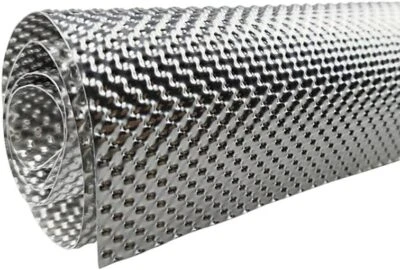 Escudo térmico en relieve SS304 cortafuegos tanque de combustible turbo colector escape Foto 1 de 4