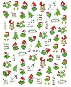 π Merry Grinchmas - Self Adhesive Nail Stickers π - Picture 1 of 1