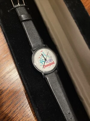 DISNEYLAND 35 YEARS Walt Disney LORUS Vintage Novelty Watch- READ - Image 1 of 4