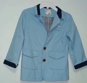 Ben Son Kids Light Blue Blazer Jacket Size 12 Front Pockets Easter/Career Day - Picture 1 of 16