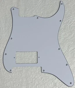 Neu ideal für Strat Floyd Rose Tremolo H Humbucker Gitarre Schlagbrett 3-lagig weiß - Bild 1 von 5
