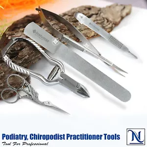 Podiatry, Chiropodist and Foot Health Practitioner Tools Nail Cutter Nail File - Picture 1 of 13