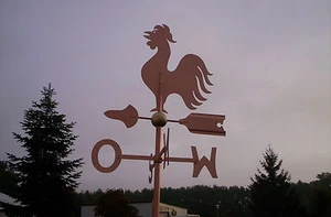 Wetterhahn,Wetterfahne, Kupfer, Wetterfahnen - Knirsch, Wetterhähne - Bild 1 von 6
