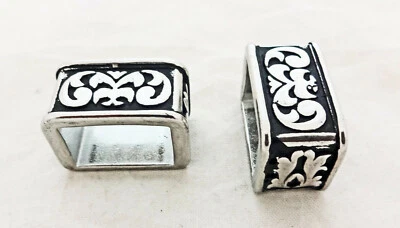 Jeremiah Watt Floral Negro Guardián Lazo Borde de Alambre Hebilla Caballo Tack Cinturón Tamaños  Foto 1 de 2