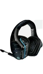 Bezprzewodowy zestaw słuchawkowy do gier Logitech G935 słuchawki Lightsync 7.1 surround czarny - Zdjęcie 1 z 5