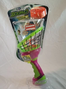 Zoom-O Disc Launcher 6 Flying Discs Catch Net Toy Catch Pass NEW IN BOX - Picture 1 of 7