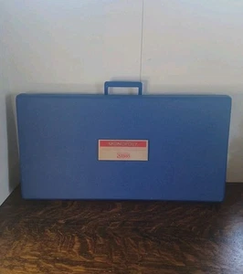 RARE 1961 MONOPOLY Game with Blue Hard Plastic Travel Case. - Picture 1 of 5