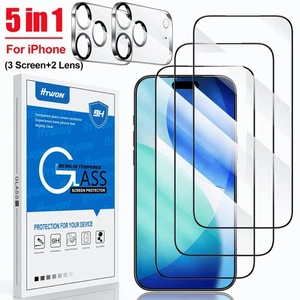Für iPhone 17 Serie-Vollbild Linse Schutz Kit-5 Stück Blasenfrei Hartglas - Bild 1 von 31