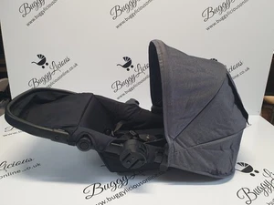 Baby Jogger City Select 2 Complete Seat Fabric And Hood Unit Grey Black - Picture 1 of 15
