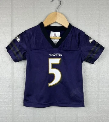 Baltimore Ravens NFL JOE FLACCO Baby Jersey Size 18M Purple EUC - Image 1 of 4