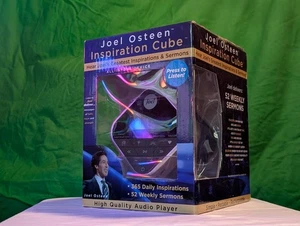 Joel Osteen Inspiration Audio Cube With Sermons and Affirmations NEW NIB JESUS! - Picture 1 of 5