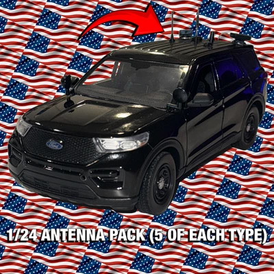 1/24 Diecast Fire/EMS/Police Antenna & GPS Puck Pack ( 5 of each type) - Image 1 of 4