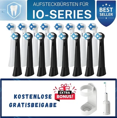 CLEANBRUSH 4-8 für Oral-B iO Ersatzbürsten Sanfte Reinigung Aufsteckbürsten W/S NEU CB/W~
