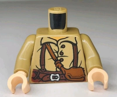 NUEVA LEGO® Minifigura Torso Parte Bronceado Oscuro Samwise Gamgee 9470 Foto 1 de 2