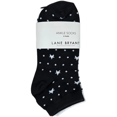 Носки на лодыжку Lane Bryant упаковка 2 шт. - звезды и полосы - Изображение 1 из 4