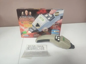 Vintage 1998 Star Trek Insurrection Star Flotte Typ II Phaser Spielzeug funktioniert mit Box - Bild 1 von 9