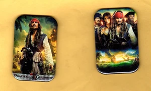 PIRATES OF THE CARIBBEAN    2 REFRIGERATOR MAGNET  2" X 3"  WITH ROUNDED CORNER - Picture 1 of 2