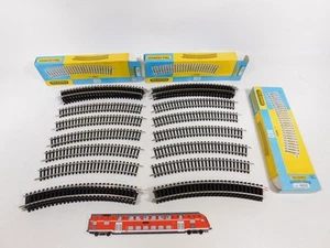 DM618-1# 30x Trix International H0 DC 4222 Track Curved Mint Box - Picture 1 of 5