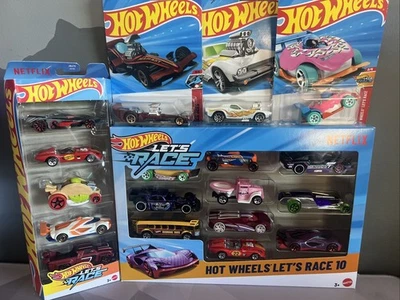 Hot Wheels Let’s Race Netflix Show Cars Super Lote X 18 Foto 1 de 4