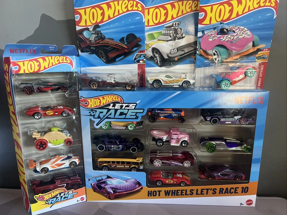 Hot Wheels Let’s Race Netflix Show Cars Super Lote X 18 Foto 1 de 4
