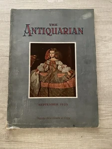 Antique The Antiquarian Magazine September 1929 - Picture 1 of 9