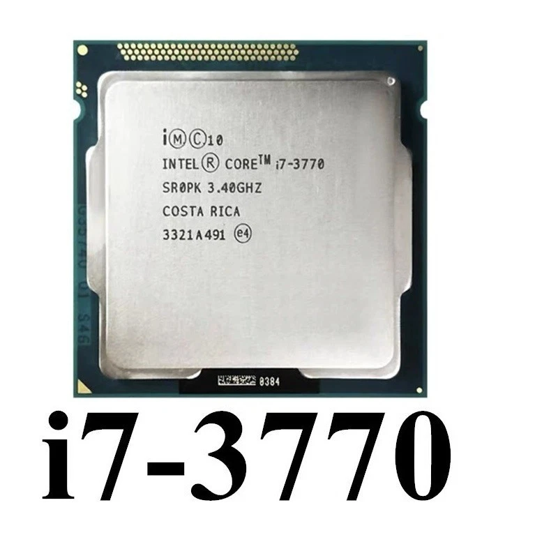 Intel Quad Core i7 3770 3.40 GHZ Desktop Processore usato socket lga 1155 - Immagine 1 di 1