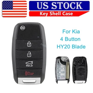 Para 2016 2017 2018 2019 2020 Kia Sorento 4B Mando a distancia Llavero abatible Estuche Hoja Hy20 - Imagen 1 de 7