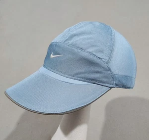 Nike Featherlight Hat Cap Womens Light Blue 7 Panel Golf Tennis Pickleball - Picture 1 of 12