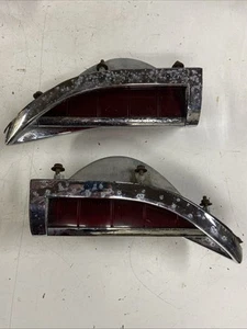 1960 Olds 88 & 98 Left And Right Tail Light Assemblies Pair 5950899 & 5950900 - Picture 1 of 15