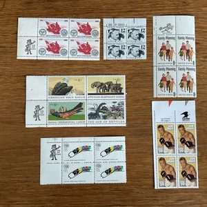 24 US stamps~1965-1993~bobsledding~Joe Louis~H Ford~6 Mr Zip use zip code blocks - Picture 1 of 8