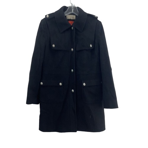 Cappotto donna Michael Kors caldo invernale nero lana taglia 8