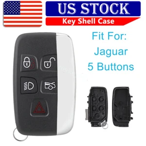 Replacement Smart Remote Key Shell Case Fob 5 Button for Jaguar XJ Xe XF F-Type - Picture 1 of 9