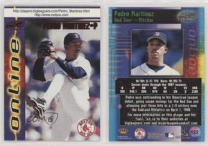 1998 Pacific Online Red Pedro Martinez #122 HOF