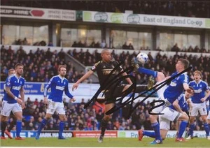 IPSWICH: KEVIN FOLEY SIGNED 6x4 ACTION PHOTO+COA - Picture 1 of 1