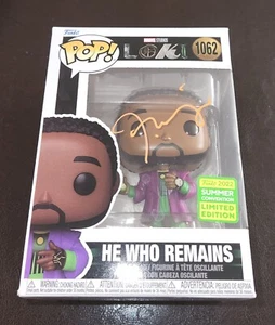 JONATHAN MAJORS 'LOKI' HE WHO REMAINS SIGNED MARVEL FUNKO POP COA 1 *PROOF - Picture 1 of 4