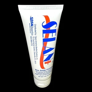 Selan+ Skin Protectant Zinc Oxide Formula 4 oz. Tube Span America Scented Cream - Picture 1 of 8