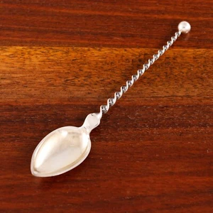 KRISTIAN HESTENES NORWEGIAN 830S PARCEL GILT COFFEE SPOON 20THC NO MONOGRAM - Picture 1 of 4