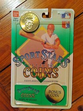 1990 Bandai Sport Stars Collector Coins #1200 - Joe Carter - Brand New
