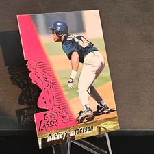 Rickey Henderson [Laser] 1996  Topps Die Cut #44 San Diego Padres Athletics