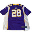 NFL Minnesota Vikings"#28 Peterson" Men’s Large Nike On Field Jersey