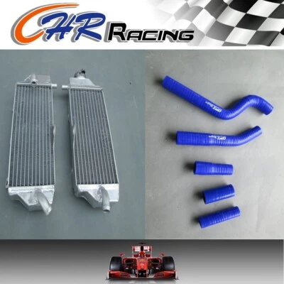 Aluminum Radiator+HOSE For 2010-2013 2011 2012 YAMAHA YZ 250 F YZ250F YFZ250 - Imagem 1 de 4