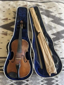 Antique Nicolaus Amatus Fecit In Cremona 1631 Violin Complete With Case And Bows - Picture 1 of 19