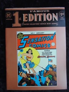 FAMOUS 1ST EDITION SENSATION COMICS #1 C-30 DC COMICS 1974 TREASURY SIZED - Picture 1 of 2