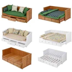 1/6 Puppenhaus Miniaturmöbel - Mini Holzschublade, Schlafsofa, Bettwäschegarnitur - Bild 1 von 30