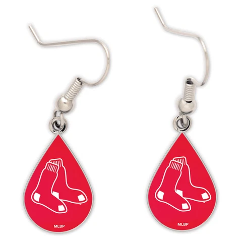 Boston Red Sox Tear Drop Earrings Cover