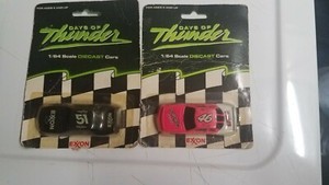  Lot of 2 1989 Vintage Days of Thunder 1/64 Diecast Cars #46 & 51